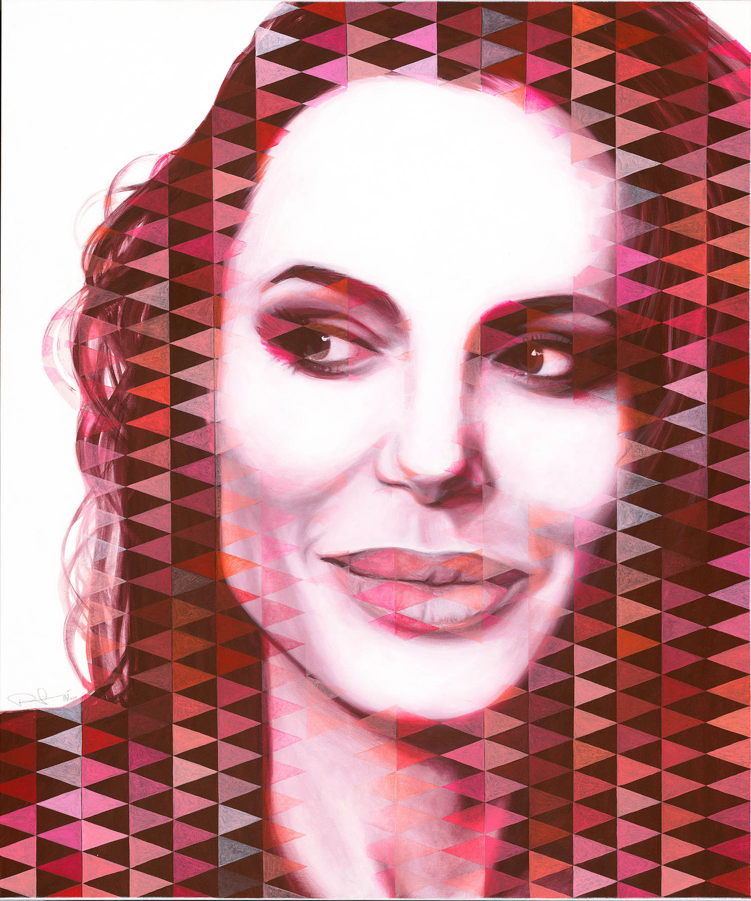 Angelina I / Acryl auf Leinwand 100x120cm © Rita Stern Miltenberg