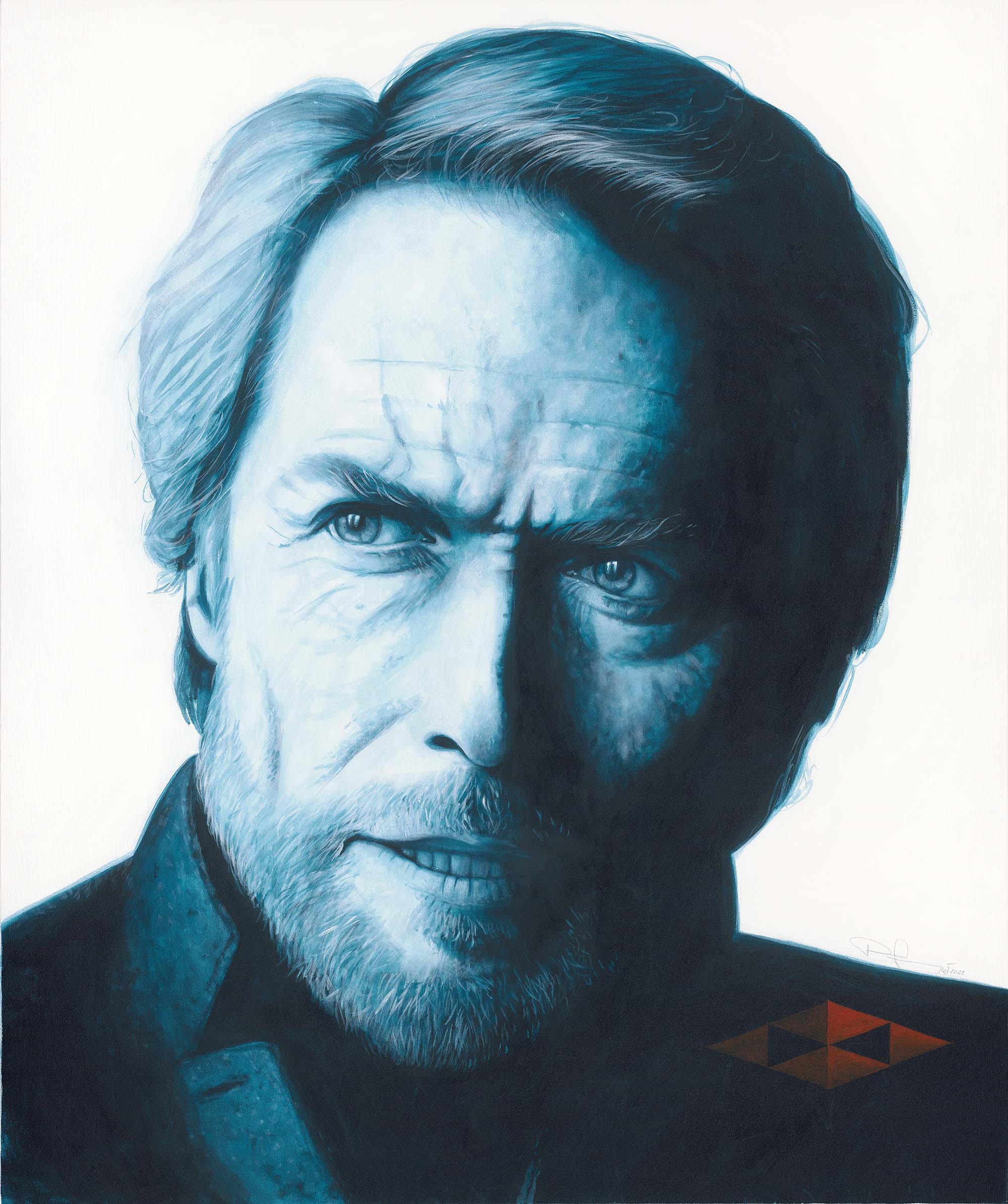 Clint / Acryl auf Leinwand / 100x120cm / Rita Stern