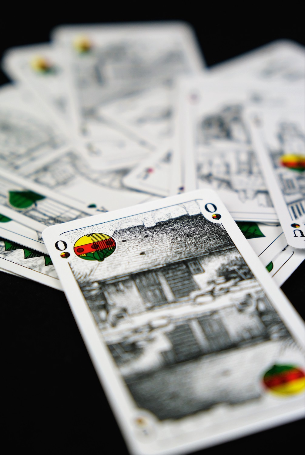 Illustrationen Sehenswürdigkeiten Miltenbergs / Kartenspiel für Card-AB © Rita Stern